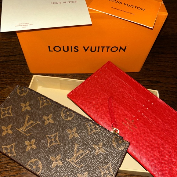 Louis Vuitton Monogram and Red Pouch - Picture 3 of 9